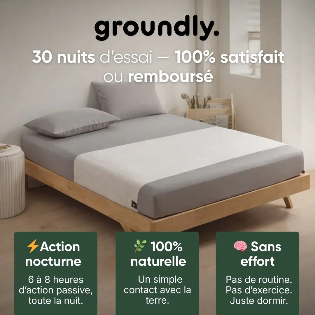 Jeu de draps Earthing, kit de Repos pour Mise à la Terre, Drap de Haute qualité pour améliorer Le Sommeil et Le Bien-être avec Mise à la Terre Jeu de draps Earthing, kit de Repos pour Mise à la Terre, Drap de Haute qualité pour améliorer Le Sommeil et Le Bien-être avec Mise à la Terre