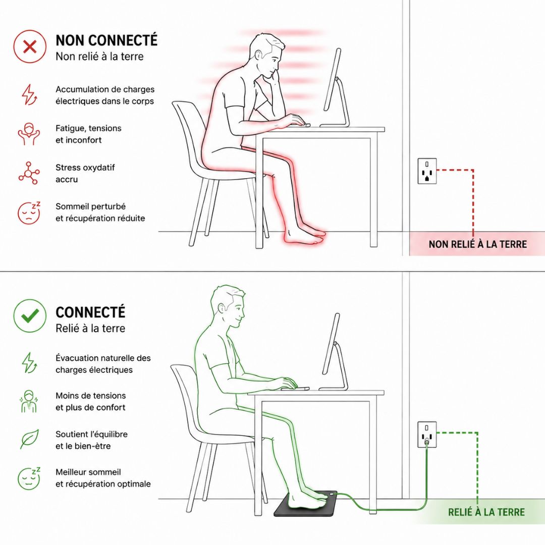 Tapis de grounding Groundly