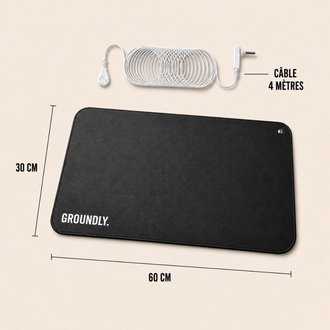 Pack Groundly Complet – Drap + Tapis + Bracelet