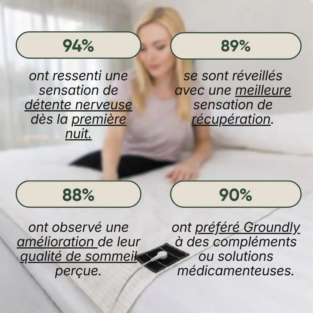 Bienfaits du grounding pendant le sommeil