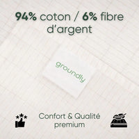 Drap de mise à la terre Groundly® – sommeil, récupération et grounding